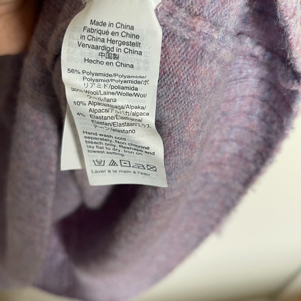 J.Crew Purple Turtleneck Sweater - Picture 4 of 5